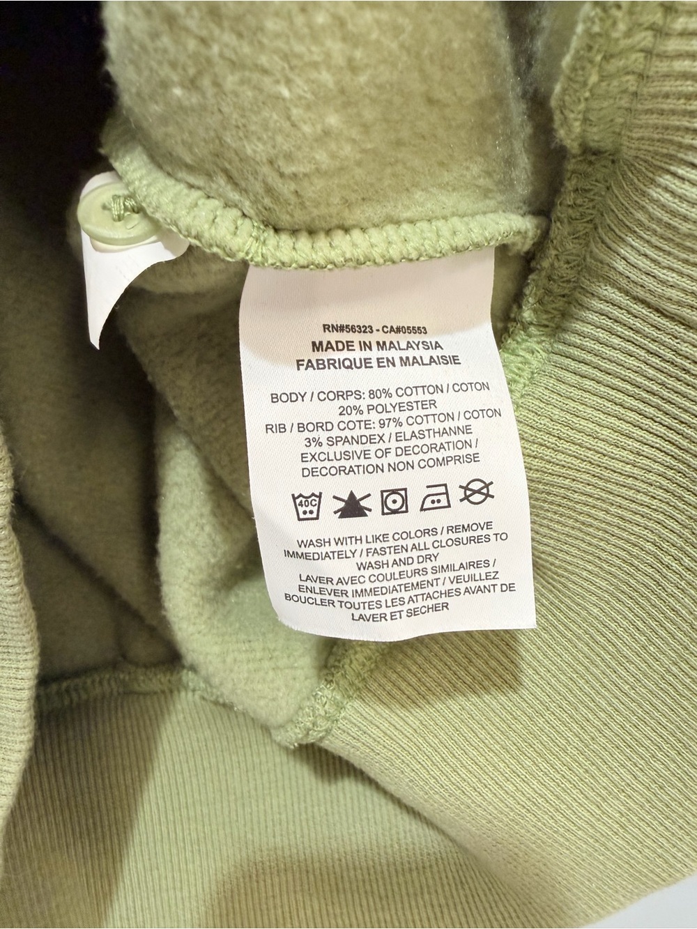 Nike Sportswear Phoenix Fleece Crop Polo Sweatshirt Women's Medium Sage Green - Picture 10 of 14